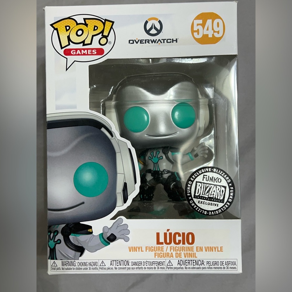 Funko Pop #549 Lucio Overwatch Funko Blizzard Exclusive
